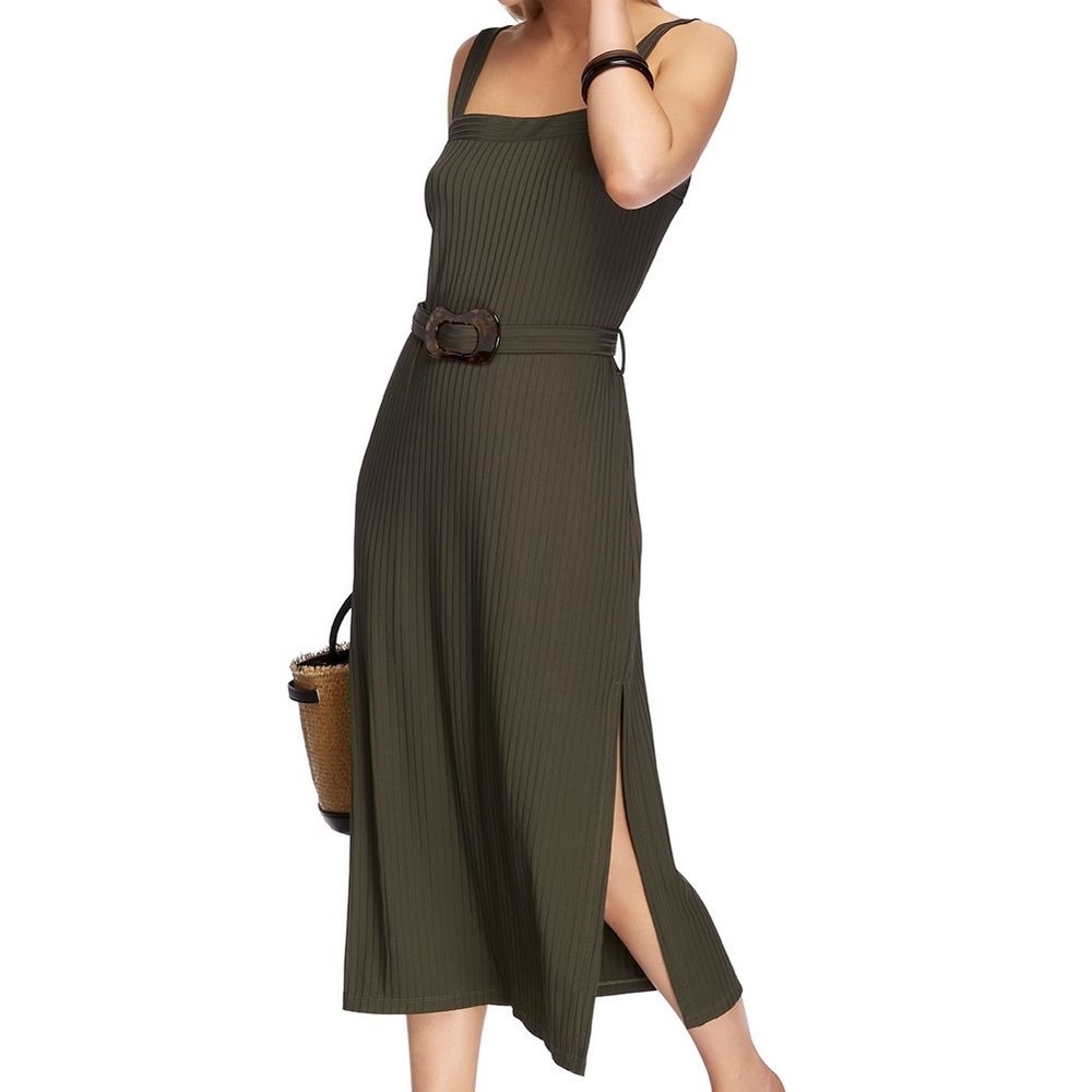 JETS Swimwear Forest Green Dress with Belt - size S
